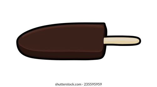 Chocolate Ice Cream Shape