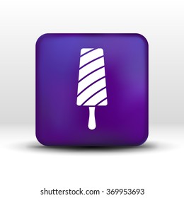 Chocolate ice cream sign Branding Identity Corporate logo.
