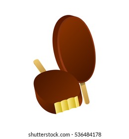 chocolate ice lolly