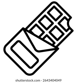 Elemento de icono de chocolate para el diseño