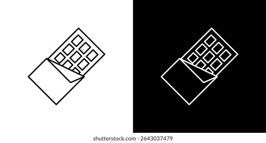 Chocolate icon Flat style logo vector. perfect for UI designs