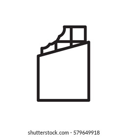 chocolate icon illustration isolated vector sign symbol