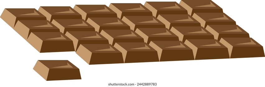 chocolate icon isolated on white background. Modern and editable chocolate icon. Simple icons vector illustration. Eps10
