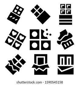 chocolate icon isolated sign symbol vector illustration - Collection of high quality black style vector icons
