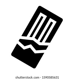 chocolate icon isolated sign symbol vector illustration - high quality black style vector icons
