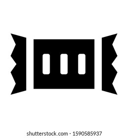 chocolate icon isolated sign symbol vector illustration - high quality black style vector icons
