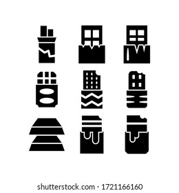 chocolate icon or logo isolated sign symbol vector illustration - Collection of high quality black style vector icons
