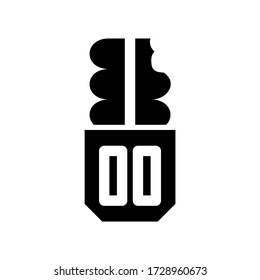 chocolate icon or logo isolated sign symbol vector illustration - high quality black style vector icons
