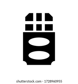 chocolate icon or logo isolated sign symbol vector illustration - high quality black style vector icons
