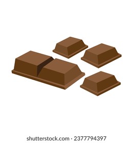 chocolate icon logo vector design template