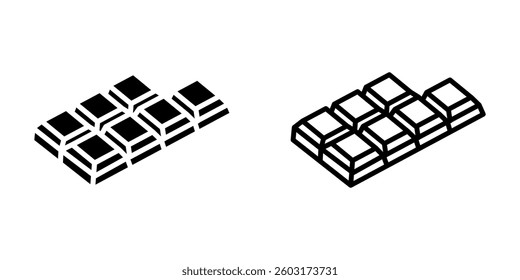 Chocolate icon on white background