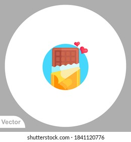 Chocolate icon sign vector,Symbol, logo illustration for web and mobile