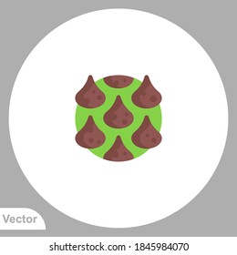 Chocolate icon sign vector,Symbol, logo illustration for web and mobile