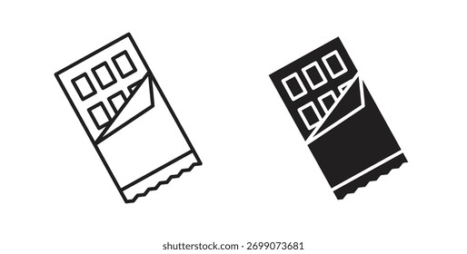 Logotipo abstracto de Diseño gráfico moderno de tendencia plana simple icono de chocolate