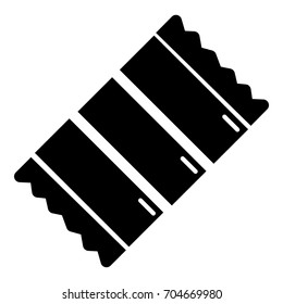 Chocolate icon. Simple illustration of chocolate vector icon for web
