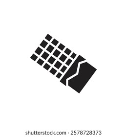 Chocolate icon Thin line art collection