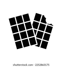 chocolate icon vector design template in white background