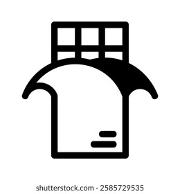 Chocolate Icon Vector from Food and Drink Set