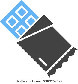 Chocolate icon vector image. Suitable for mobile application web application and print media.