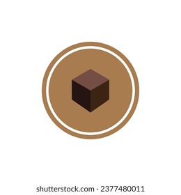 chocolate icon vector template illustration logo design