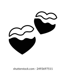 Icono de chocolate con fondo blanco Vector ilustración de stock