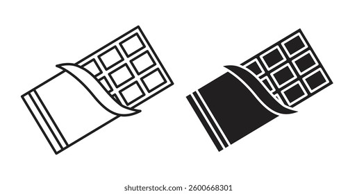 Chocolate icons graphics set vectors