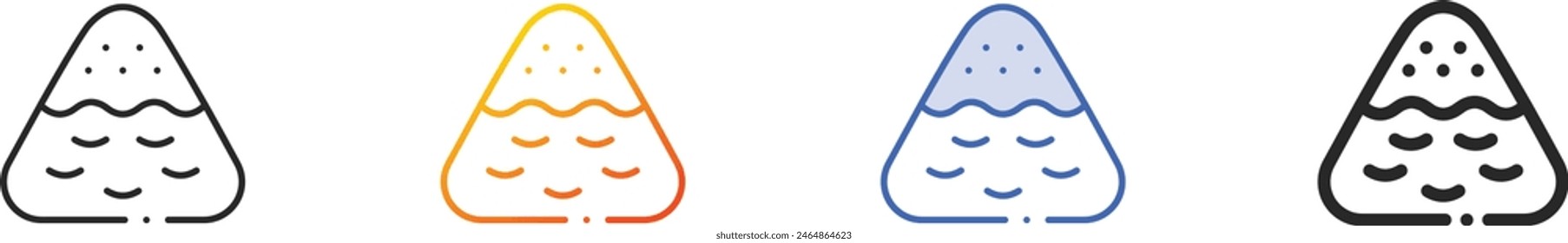 chocolate icon.Thin Linear, Gradient, Blue Stroke and bold Style Design Isolated On White Background