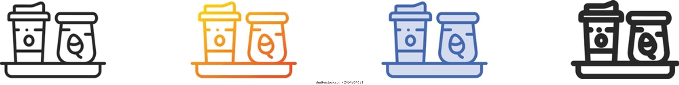 chocolate icon.Thin Linear, Gradient, Blue Stroke and bold Style Design Isolated On White Background