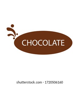 chocolate illustration logo vector design