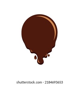 Diseño plano vectorial de ilustración de chocolate