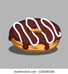 Chocolate Jam Dougnut Icon