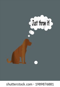 Chocolate Labrador Retriever T Funny Lab Dog design vector illustration for use in design and print poster canvas