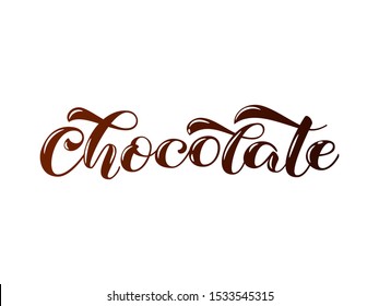 Vector Text Hot Chocolate Stock Vector (Royalty Free) 587172284