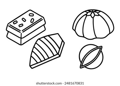 Chocolate Line Art Graceful and Timeless Design Illustrations
