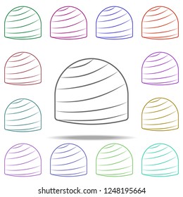 chocolate line icon. Elements of Chocolate in multi color style icons. Simple icon for websites, web design, mobile app, info graphics