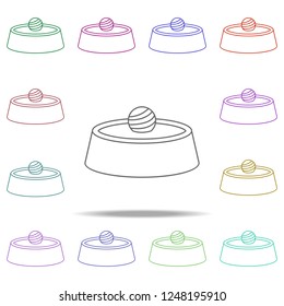 chocolate line icon. Elements of Chocolate in multi color style icons. Simple icon for websites, web design, mobile app, info graphics