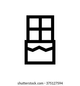 Chocolate line icon. Pixel perfect fully editable vector icon suitable for websites, info graphics and print media.