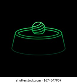 Chocolate line nolan icon. Simple thin line, outline vector of chocolate icons for ui and ux, website or mobile application