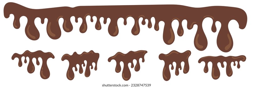 chocolate liquid drip droplet water
