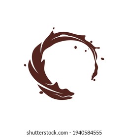 Chocolate logo design vector illustration, Creative Chocolate logo design concept template, symbols icons