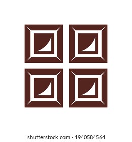 Chocolate logo design vector illustration, Creative Chocolate logo design concept template, symbols icons
