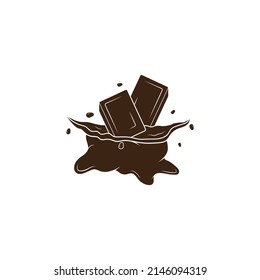Chocolate logo design vector illustration, Creative Chocolate logo design concept template