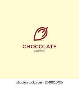 Logotipo de chocolate simple
adecuado para el diseño del restaurante