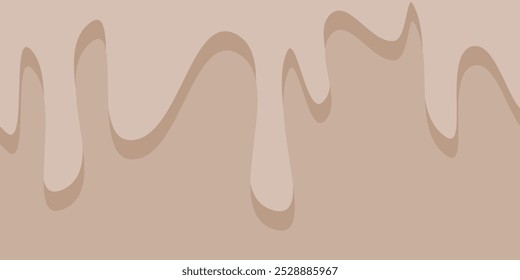 chocolate melt abstract background. design for banner, poster, social media.