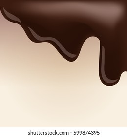 Chocolate melting background