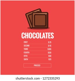 Chocolate Menu Design