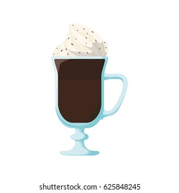 Chocolate milkshake dessert