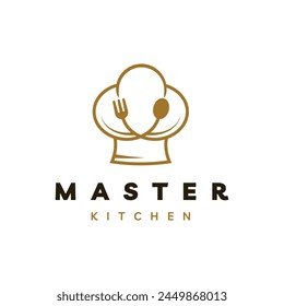 Chocolate minimalist master kitchen logo