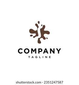 chocolate mud Letter S logo icon vector template.eps