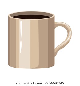 chocolate mug beverage icon isolated